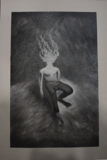 let yourself burn - a Paint Artowrk by Nicola Puntin